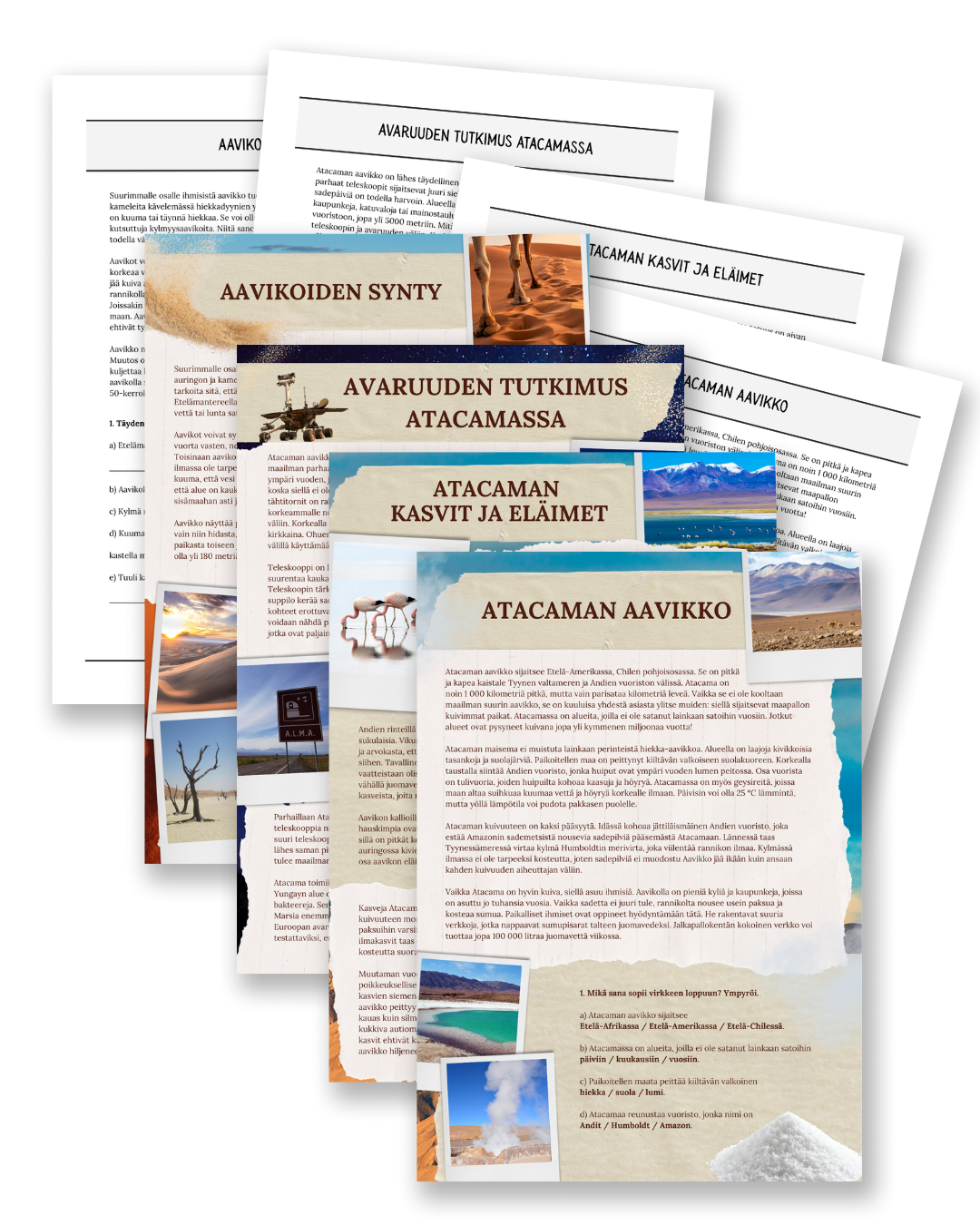 Atacama Desert: Origins, Wildlife & Space Research - Non-Fiction Reading Comprehension