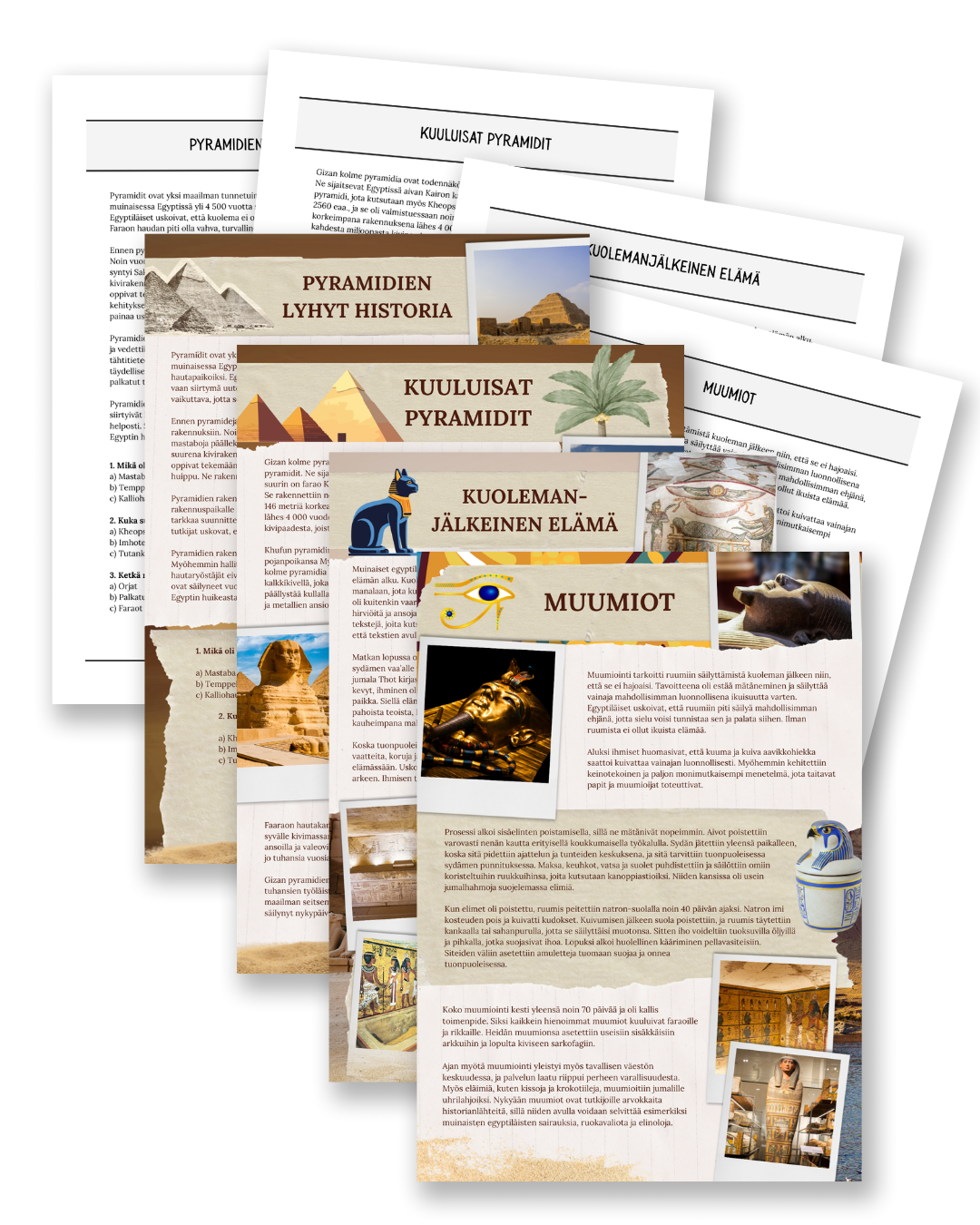 Ancient Egypt: Pyramids, Mummies & The Afterlife - Non-Fiction Reading Comprehension