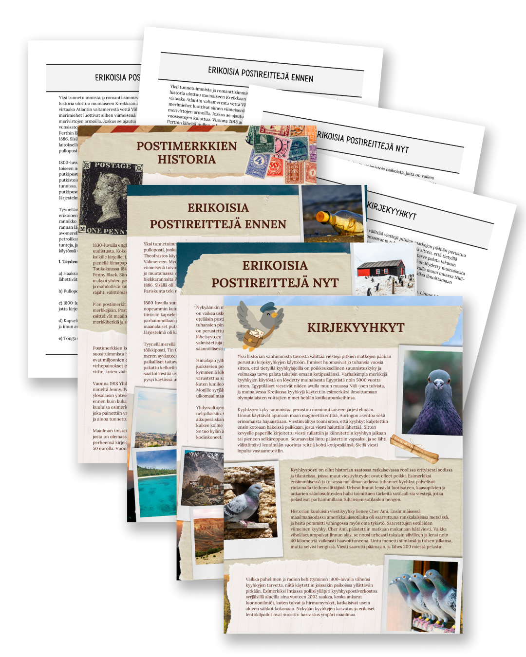 Postal History: Pigeons, Stamps & Mail Routes - Non-Fiction Reading Comprehension