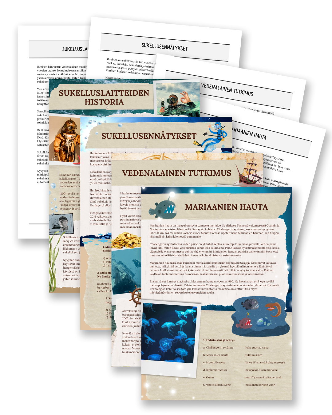 Deep Sea Exploration: Diving & Shipwrecks - Non-Fiction Reading Comprehension