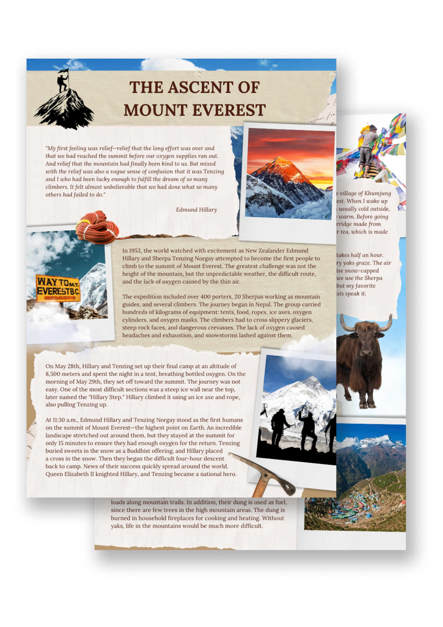 Close-up of the long text pages that are included in all Letters From Fileas mailings. These pages strengthen children's reading comprehension and literacy skills in homeschools and traditional schools alike.
